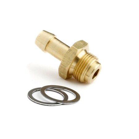 Holley Universal 516 Hose Size 91624 Thread Size Gold Iridited Single Straight Fitting 26-24